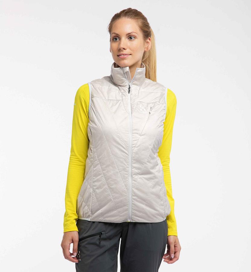 Haglöfs Womens L.I.M Barrier Vest Grey New Zealand 28457GONB